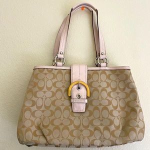 Coach Signature East West Soho Tote